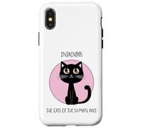 Introverts The Cats Of The Human Race Funny Introvert Humor Case for iPhone X/XS