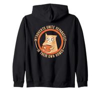 Introverts Unite Separately In Their Own Homes Zip Hoodie