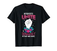 Introverts Unite Separately In Your Homes Anti Social Club T-Shirt
