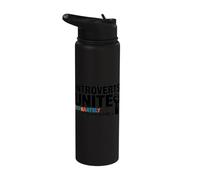 Introverts Unite Separately in Your Own Homes Anti-Social Stainless Steel Insulated Water Bottle