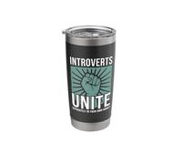 Introverts Unite Separately in Your Own Homes Introverted Stainless Steel Insulated Tumbler