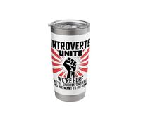 Introverts Unite Stainless Steel Insulated Tumbler