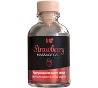Intt Massage Gel Strawberry Flavour Bottle 30ml Erotic Lube Intimate Lubricant