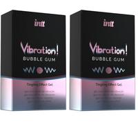 INTT Vibration! Bubble Gum Tingling Gel-VIB004 Transparent One Size (Pack of 2)