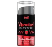 Vibration Strawberry Flavour Liquid Vibrator intt Clear One Size