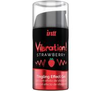 Vibration Strawberry Flavour Liquid Vibrator intt Clear One Size