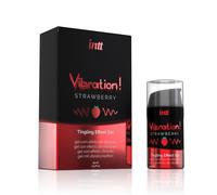 Vibration Strawberry Flavour Liquid Vibrator intt Clear One Size