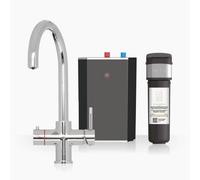 Intu Asprey Chrome & Solo 3-1 Swan Instant Hot Water Tap