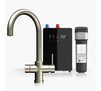 Intu Digital 4Our Brushed Nickel & Nexus 4-1 Swan Instant Hot Water Tap
