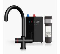 Intu Digital 4Our Matt Black & Nexus 4-1 Swan Instant Boiling Water Tap