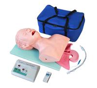 Intubation First Aid Practice Model Adult Electronic Human Tracheal Intubation Training Model Training Simulator Airway Manikin For Teaching Pratice(With Alarm)