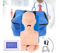 Intubation Manikin for Oral and Nasal Airway Management with CPR Training Kit for Medical Simulation Practice