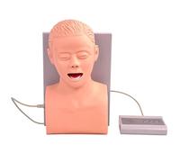 Intubation Manikin, Oral Nasal Airway Management Trainer, Adult Electronic Simulation Model for Medical Education and Science Lab Training, Tracheal Teaching Tool