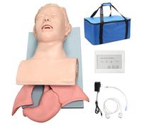 Intubation Manikin Teaching Model, Adult Oral Nasal Intubation Airway Management Trainer with Tube for Science Education Study Practice