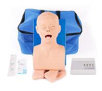 Intubation Manikin Trainer - Silicone Airway Management Simulator with Alarm for Training and Education