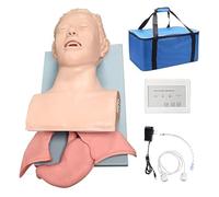 Intubation Mannequin, Teaching Model, Intubation Mannequin for Adults, Airway Management Trainer, Nurse, Emergency Pedagogy Tool for Scientific Training A