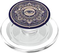 Intuition Ajna Chakra Eye Spiritual Mandala PopSockets PopGrip for MagSafe