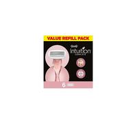 - Intuition Complete Blades For Women | Pack of 6 Razor Blade Refills | Skin Protect Gel with Smooth Glide