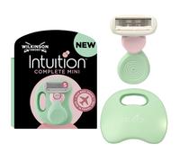 WILKINSON SWORD Intuition Complete Women's Mini Razor with Travel Case, for Tricky Zones Like Bikini Line, Armpits, Knees & Ankles, with Skin Protect Gel for Smooth Shave