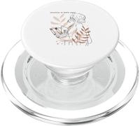 Intuition is God's Reply Floral Books Line Drawing Spiritual PopSockets PopGrip for MagSafe