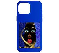 Intuitive Golden Heart Gaze Case for iPhone 16 Pro Max