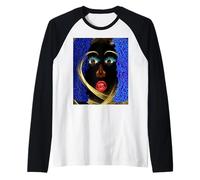 Intuitive Golden Heart Gaze Raglan Baseball Tee