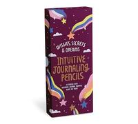 Intuitive Journaling Pencils: Wishes, Secrets, and Dreams Pencil Set, 10 Pencils with Journal Prompts