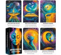 Intuitive Oracle Cards, Oracle Cards for Beginners, 56 Oracle Card Deck to Awaken Inner Wisdom, Enhance Psychic Abilities, Spiritual Guidance