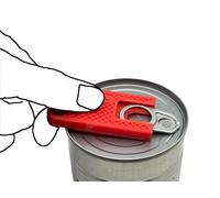 Intulon Food Can Tab Opener, Soup Can Tab Lifter, Kitchen Gadget, Fingernail Saver (Red, Soup Cans)