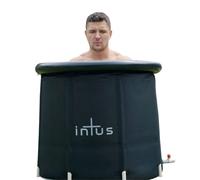 Intus Life Ice Bath Tub for Cold Plunge - Portable & Freestanding Inflatable Cold Therapy Pool for Athletes, Sports, Fitness, Gym Revitalisation - Cool Water Tank & Spa Bathtub for Recovery Black