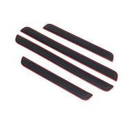 INTWAY 4Pcs Car Door Sill Protector, For Ford Ranger Wildtrak 2015-2021 Carbon Fiber Threshold Scuff Plate Cover Car Kick Plates Accessories