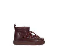 Inuikii Low Gloss grainy-leather lace-up boots - Red 36-37-38-39-40-41