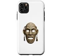 Inuit Spirit Mask Illustration Tupilaq Carving Art Case for iPhone 11 Pro Max