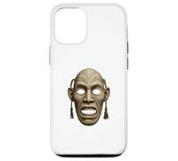 Inuit Spirit Mask Illustration Tupilaq Carving Art Case for iPhone 12/12 Pro