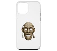 Inuit Spirit Mask Illustration Tupilaq Carving Art Case for iPhone 12 mini