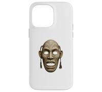 Inuit Spirit Mask Illustration Tupilaq Carving Art Case for iPhone 14 Pro Max