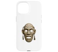 Inuit Spirit Mask Illustration Tupilaq Carving Art Case for iPhone 15