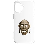 Inuit Spirit Mask Illustration Tupilaq Carving Art Case for iPhone 16