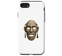 Inuit Spirit Mask Illustration Tupilaq Carving Art Case for iPhone SE (2020) / 7 / 8