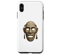 Inuit Spirit Mask Illustration Tupilaq Carving Art Case for iPhone XS Max