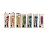 Inuk - Chakra Tunng Forks Set professional - 8 pieces each in canvas bags with stick