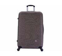 InUSA Royal Large Plastic 4-Wheel Spinner Luggage, Brown (IUROY00L-BRO)