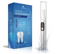INUVO Plaque Remover for Teeth, Teeth Cleaning Kit for Calculus, Tartar and Stains, Suitable for Home Teeth Care and Cat & Dog Teeth Cleaning Product | 1800 mAh battery/LED light/IPX5 | Silver