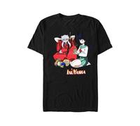 InuYasha - Kagome & Shippo - T-Shirt - black - S - 100% Cotton S