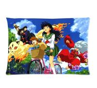 InuYasha Manga Anime Comic Higurashi Kagome Custom Rectangle Pillow Cases 20x30 (one side)