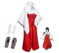 Inuyasha Rustom Cos Costume Costume Japanese Kimono Female Clothing Secondary Anime Ancient Style Clothing Anime Clothing M