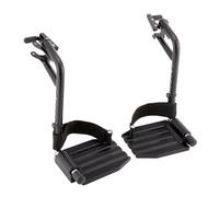 Invacare Hemi Footrest W/Heel Loops Composite Footplate, 1 Pair