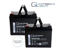 INVACARE LEO TWIN PACK 2 x 12v 36AH MOBILITY SCOOTER BATTERIES