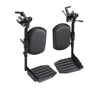Invacare T94HCP T94HC Elevating Leg Rest with Composite Footplates and Padded Calf Pads