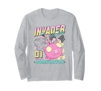 Invader Zim 01 World Domination Zim & Gir Racing Over Pig Long Sleeve T-Shirt